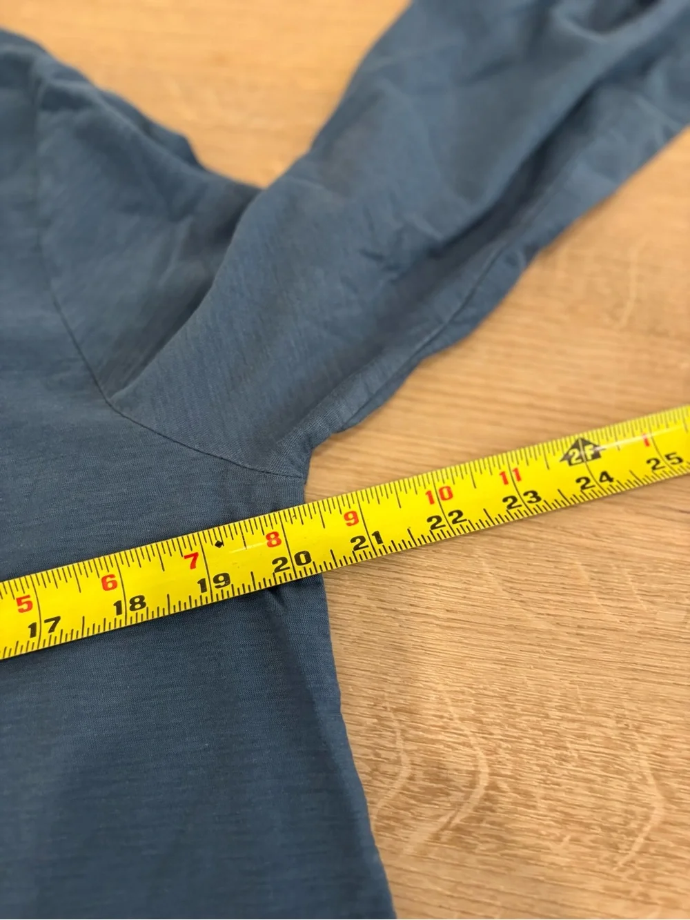 Bombas Men's Long-Sleeve Crew in Slate Blue - Picture 4 of 5